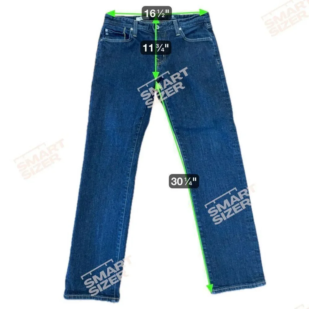 AG the Graduate tailored leg dark wash jeans size 32x32